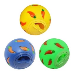 Iepure Treat Ball Animal de companie Slow Feeder Jucărie interactivă pentru iepurași Gustare Jucărie Minge Rezistenta la mușcătu