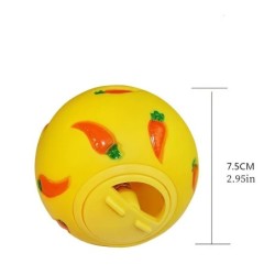 Iepure Treat Ball Animal de companie Slow Feeder Jucărie interactivă pentru iepurași Gustare Jucărie Minge Rezistenta la mușcătu