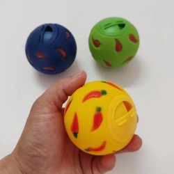 Iepure Treat Ball Animal de companie Slow Feeder Jucărie interactivă pentru iepurași Gustare Jucărie Minge Rezistenta la mușcătu