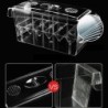 Cutie de izolare pentru incubator de reproducție pentru acvariu, strat dublu, 4 camere, acrilic transparent, cutie de incubație 