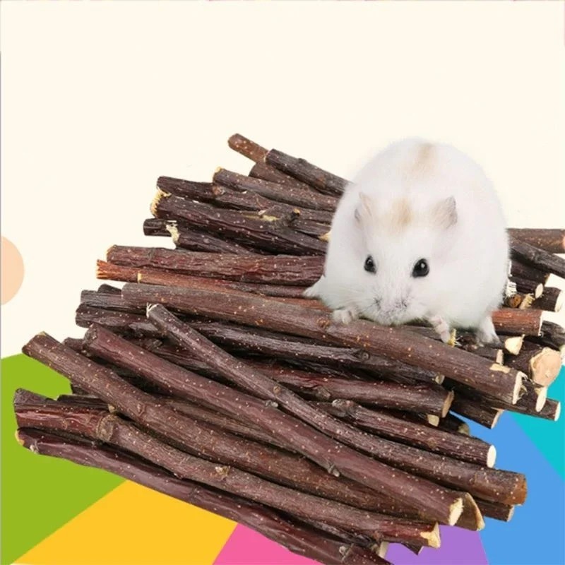 Slefuit dinți de iepure de hamster profesional, băț de măr, minerale, piatră molară, jucării pentru hamster chinchilla, accesori
