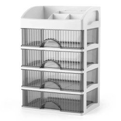 Cutie de depozitare pentru bijuterii cu sertar pentru machiaj Cutie transparentă de depozitare pentru machiaj de mare capacitate