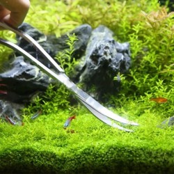 Instrumente pentru foarfece pentru acvariu Pensetă pentru rezervor de pește Plante Foarfece cu val Iarbă Instrumente de curățare