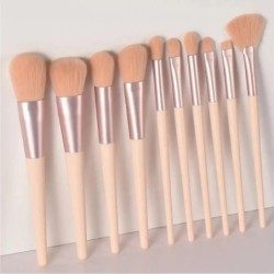 Set de pensule de machiaj premium 10/14 buc. Fond de ten pentru fard de pleoape Pudră cosmetică Fard de obraz Amestec de frumuse