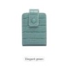 Mini geantă portabilă pentru ruj cu oglindă, geantă de cosmetice mică minimalistă cu buton, cutie de depozitare pentru machiaj p