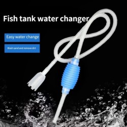 Sifon pentru acvariu sifon pentru rezervor de pește Aspirator Pietriș Filtru de apă de curățare Pompă cu sifon Dispozitiv de cur