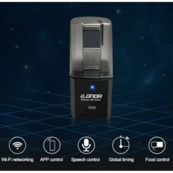Hrănitor automat pentru acvariu pentru acvariu, sincronizare/Wifi, aplicație pentru telefon inteligent, difuzor inteligent, cont