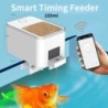 Hrănitor automat pentru acvariu pentru acvariu, sincronizare/Wifi, aplicație pentru telefon inteligent, difuzor inteligent, cont