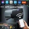 Hrănitor automat pentru acvariu pentru acvariu, sincronizare/Wifi, aplicație pentru telefon inteligent, difuzor inteligent, cont