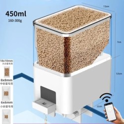 Hrănitor automat pentru acvariu pentru acvariu, sincronizare/Wifi, aplicație pentru telefon inteligent, difuzor inteligent, cont