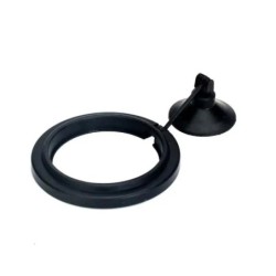 Inel de hrănire pentru acvariu Stație pentru rezervor de pește Tavă plutitoare pentru hrănire Accesoriu cerc pătrat Ventuză port