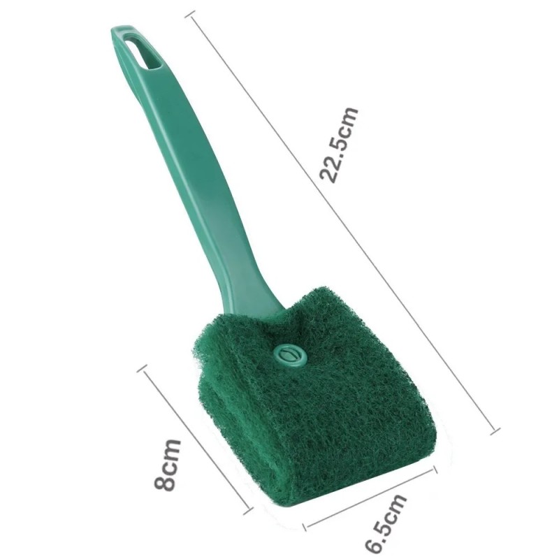 Rezervor de pește de acvariu Perii de curățare a plantelor din sticlă Fereastra curată plutitoare Racletă pentru alge Accesorii 