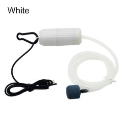 Pompă de aer USB pentru acvariu Rezervor de pește Compresor de aer silențios pentru acvariu Mini oxigenator portabil Aerator de 