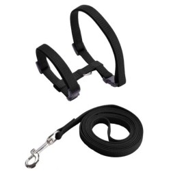 Set de ham și lesă pentru pisici de iepure cu preț redus, hamuri de nailon reglabile pentru iepurașuri, pisici, accesorii pentru
