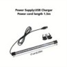 Multi-color 17-47cm Iluminare LED pentru acvariu Lampă de stare submersibilă USB Waterproof Fish Tank Decorative Plant Grow Ligh