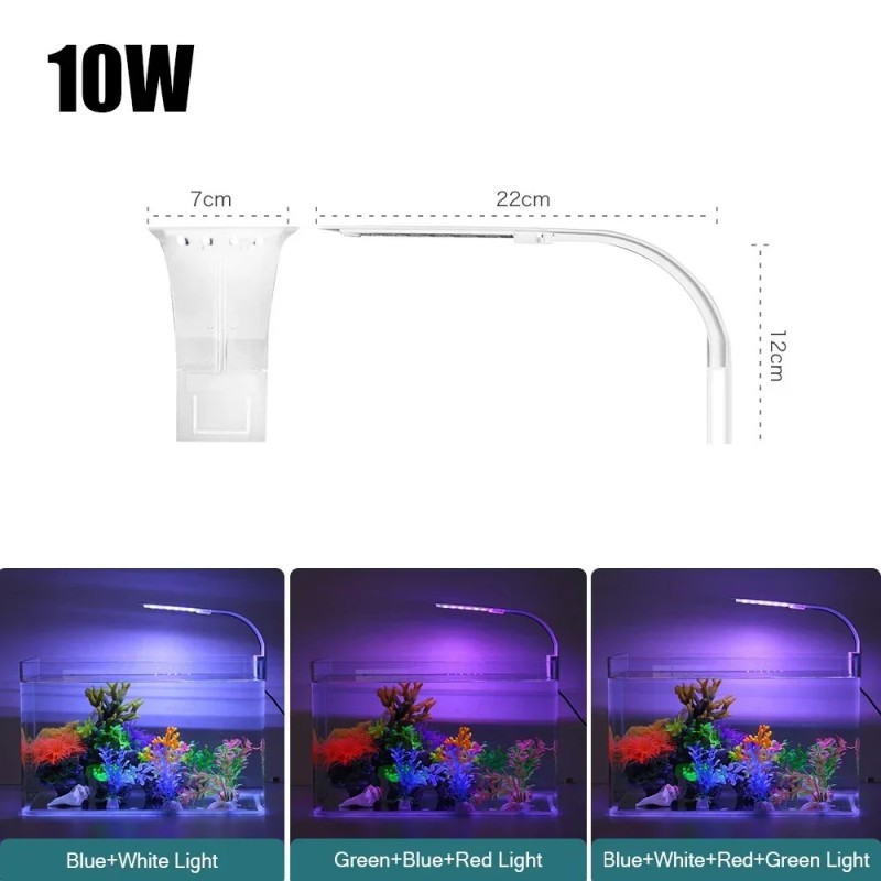 Lumină LED super subțire pentru acvariu Iluminat plantele de iluminat 5W/10W/15W Iluminat pentru plante acvatice Lampă cu clipsă Lumină LED super subțire pentru acvariu Iluminat plantele de iluminat 5W/10W/15W Iluminat pentru plante acvatice Lampă cu clipsă