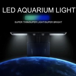 Lumină LED super subțire pentru acvariu Iluminat plantele de iluminat 5W/10W/15W Iluminat pentru plante acvatice Lampă cu clipsă