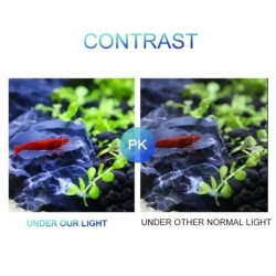 Lumină LED super subțire pentru acvariu Iluminat plantele de iluminat 5W/10W/15W Iluminat pentru plante acvatice Lampă cu clipsă