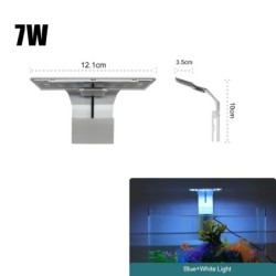 Lumină LED super subțire pentru acvariu Iluminat plantele de iluminat 5W/10W/15W Iluminat pentru plante acvatice Lampă cu clipsă