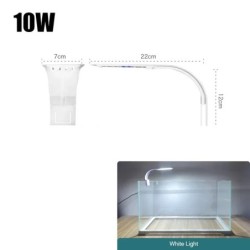 Lumină LED super subțire pentru acvariu Iluminat plantele de iluminat 5W/10W/15W Iluminat pentru plante acvatice Lampă cu clipsă