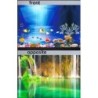 Fundal Acvariu Autocolant 3D Poster Decorare rezervor de pește Plante oceanice Peisaj cu două fețe Accesorii ornamentale pentru 