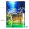 Fundal pentru acvariu Autocolant 3d Poster Rezervor de pești Acvariu Accesorii de fundal Decorare Ocean Plant Aquascape Painting