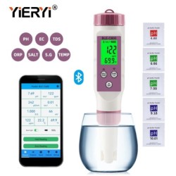 yieryi Nou TDS PH-metru PH/TDS/EC/Temperatura Tester digital pentru monitorizarea calitatii apei pentru piscine, apa potabila, a