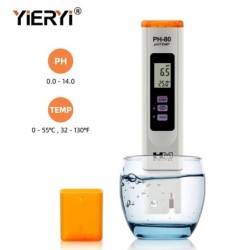 yieryi Nou TDS PH-metru PH/TDS/EC/Temperatura Tester digital pentru monitorizarea calitatii apei pentru piscine, apa potabila, a