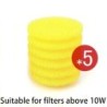 220V 5-IN-1 Filtru silentios pentru acvariu broasca testoasa rezervor de pesti pompa de apa submersibila filtru cu burete Skimme