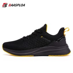 Baasploa Pantofi de alergare ușoare pentru bărbați 2023, pantofi de tenis pentru bărbați, cu plasă de designer, ocazional, cu și