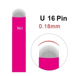 Ace Nano Microblading 0,18 MM 50 buc. Lame pentru sprâncene pentru tatuaj Nanoneedle pentru broderie cu microblade pentru stilou