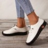 Adidași Pantofi de damă Mocasini cu șireturi din piele plată, primăvară 2024, ocazional, confortabil, pantof pentru mamă, pantof