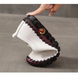Adidași Pantofi de damă Mocasini cu șireturi din piele plată, primăvară 2024, ocazional, confortabil, pantof pentru mamă, pantof