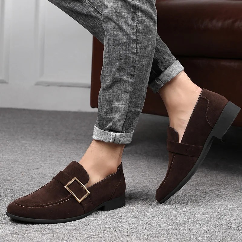 Pantofi de rochie pentru bărbați Mocasini formali de designer Pantofi din piele pentru bărbați din piele intoarsa Barbati de nun Pantofi de rochie pentru bărbați Mocasini formali de designer Pantofi din piele pentru bărbați din piele intoarsa Barbati de nun