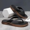 Flip-flops pentru bărbați, kaki simpli, îmbrăcăminte exterioară, anti-alunecare, ocazional, pentru exterior, papuci cu cleme, pa