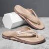 Flip-flops pentru bărbați, kaki simpli, îmbrăcăminte exterioară, anti-alunecare, ocazional, pentru exterior, papuci cu cleme, pa
