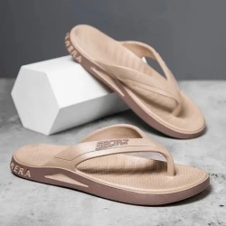 Flip-flops pentru bărbați, kaki simpli, îmbrăcăminte exterioară, anti-alunecare, ocazional, pentru exterior, papuci cu cleme, pa