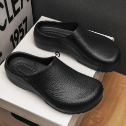 Papuci pentru bărbați, cupluri, saboți de grădină, femei, pantofi de bucătar rezistent la apă, papuci confortabili, sandale, pen