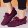 Pantofi casual de iarnă pentru femei Mocasini noi Mocasini moale, plat, anti-alunecare, modă, confort, cald, fundă de pluș, pant