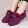 Pantofi casual de iarnă pentru femei Mocasini noi Mocasini moale, plat, anti-alunecare, modă, confort, cald, fundă de pluș, pant
