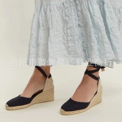 2023 Espadrille pentru femei Sandale cu curele la gleznă Papuci confortabili pentru femei Pantofi casual pentru femei, pantofi d