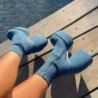 Moda sexy pentru petrecere cizme de iarnă pentru femei 2023 cu platformă cu tocuri înalte cizme lungi de motocicletă de lux pant
