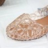 Sandale de vară pentru femei, saboți de cristal cu talpă plată, pantofi cu talpă plată, cu gura mică, sandale de plajă.