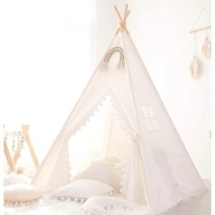 Cort 1,35 m pentru casă de joacă pentru copii Wigwam pentru copii Corturi portabile Tipi pentru copii Tipi Tipi Infantil Cort pe