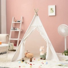 Cort 1,35 m pentru casă de joacă pentru copii Wigwam pentru copii Corturi portabile Tipi pentru copii Tipi Tipi Infantil Cort pe