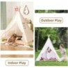 Cort 1,35 m pentru casă de joacă pentru copii Wigwam pentru copii Corturi portabile Tipi pentru copii Tipi Tipi Infantil Cort pe