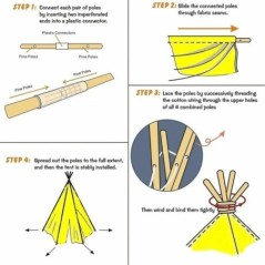 Cort 1,35 m pentru casă de joacă pentru copii Wigwam pentru copii Corturi portabile Tipi pentru copii Tipi Tipi Infantil Cort pe