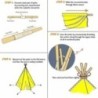 Cort 1,35 m pentru casă de joacă pentru copii Wigwam pentru copii Corturi portabile Tipi pentru copii Tipi Tipi Infantil Cort pe