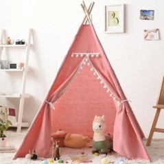 Cort 1,35 m pentru casă de joacă pentru copii Wigwam pentru copii Corturi portabile Tipi pentru copii Tipi Tipi Infantil Cort pe