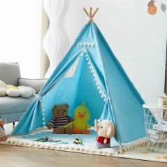 Cort 1,35 m pentru casă de joacă pentru copii Wigwam pentru copii Corturi portabile Tipi pentru copii Tipi Tipi Infantil Cort pe